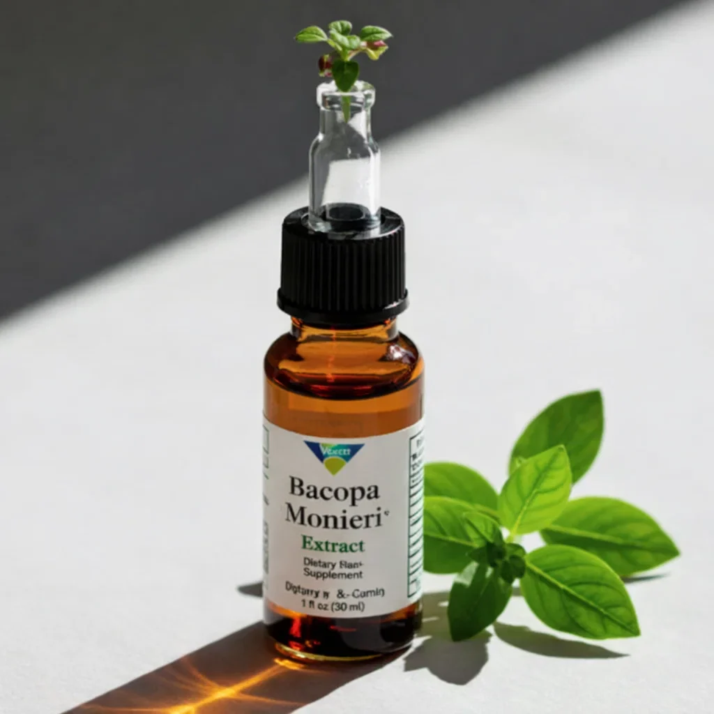 Bacopa monnieri leaves and extract powder, the 200 mg lead ingredient in Memopezil