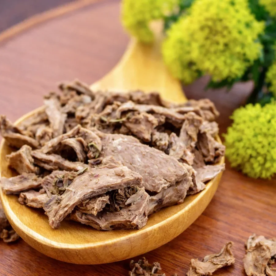 Dried rhodiola rosea root and flowers, the 100 mg adaptogen in the Memopezil formula